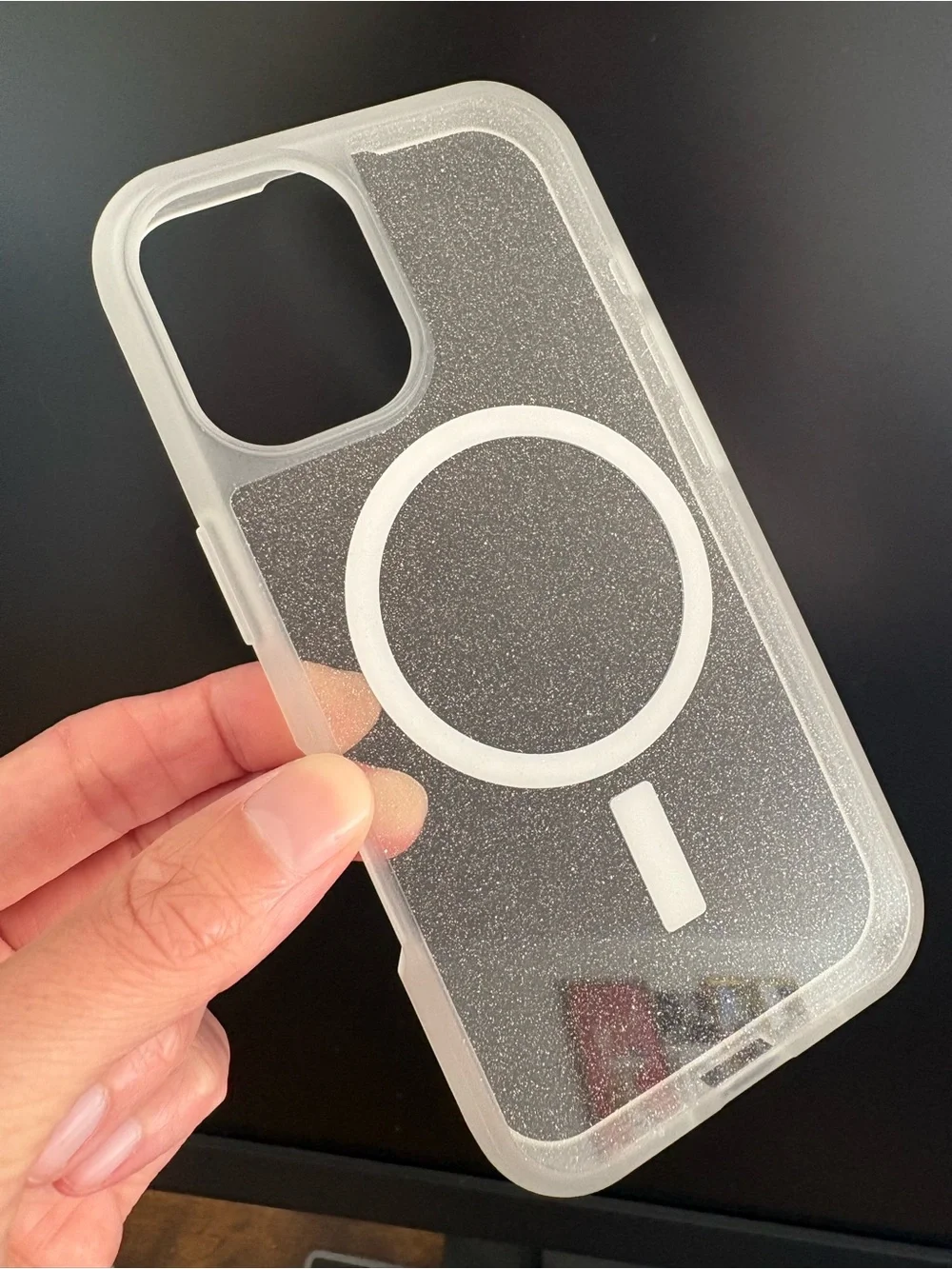 OtterBox React Series MagSafe Case for iPhone 16 - Clear Sparkle
